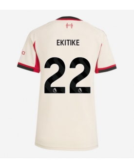 Billige Fotballdrakt Liverpool Hugo Ekitike #22 Replika Bortedrakt Dame 2025-26 Kortermet Billige Fotballdrakt Liverpool Hugo Ekitike #22 Replika Bortedrakt Dame 2025-26 Kortermet